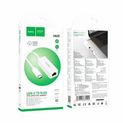 HOCO UA22 Acquire Type-C - Ethernet RJ45 (100 Mbps)